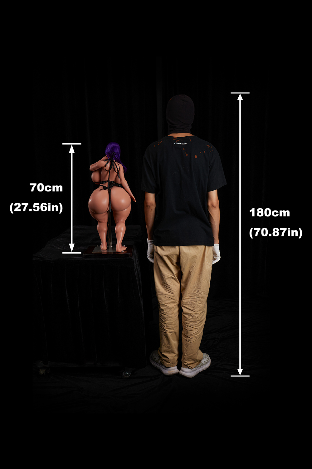 Si70 Dazia - Silicone BBW Mini Sex Doll