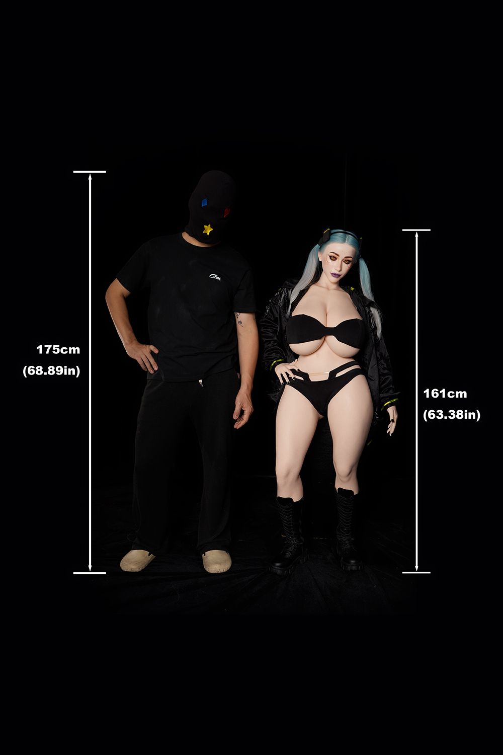 5ft3/161cm L Cup Silicone Halloween Series Sex Doll - Tasha