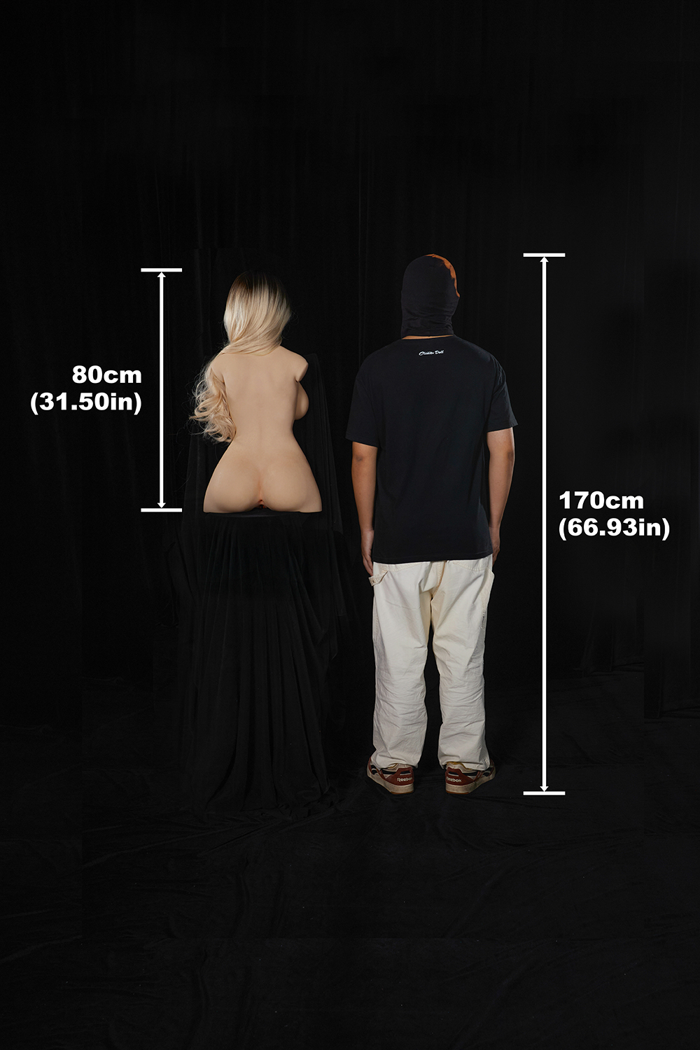 Miko 664# - 33LB Silicone Sex Doll Torso (Lightweight Edition)