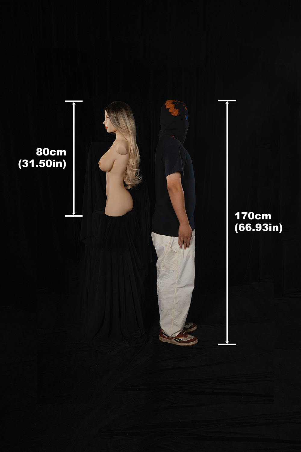 Miko 664# - 33LB Silicone Sex Doll Torso (Lightweight Edition)