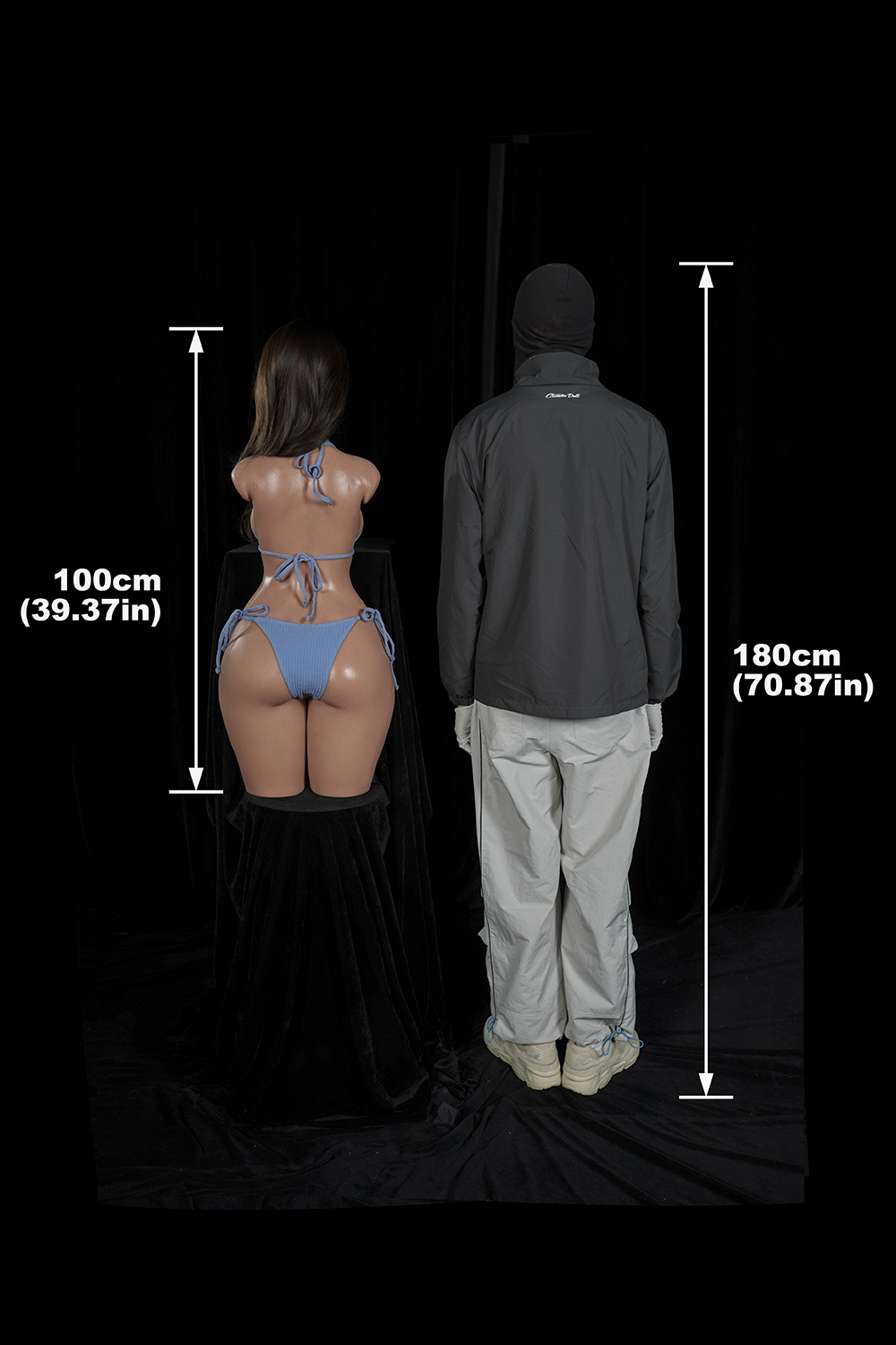 Morgan 882# - 40.8LB E Cup Silicone Sex Doll Torso (Lightweight Edition)