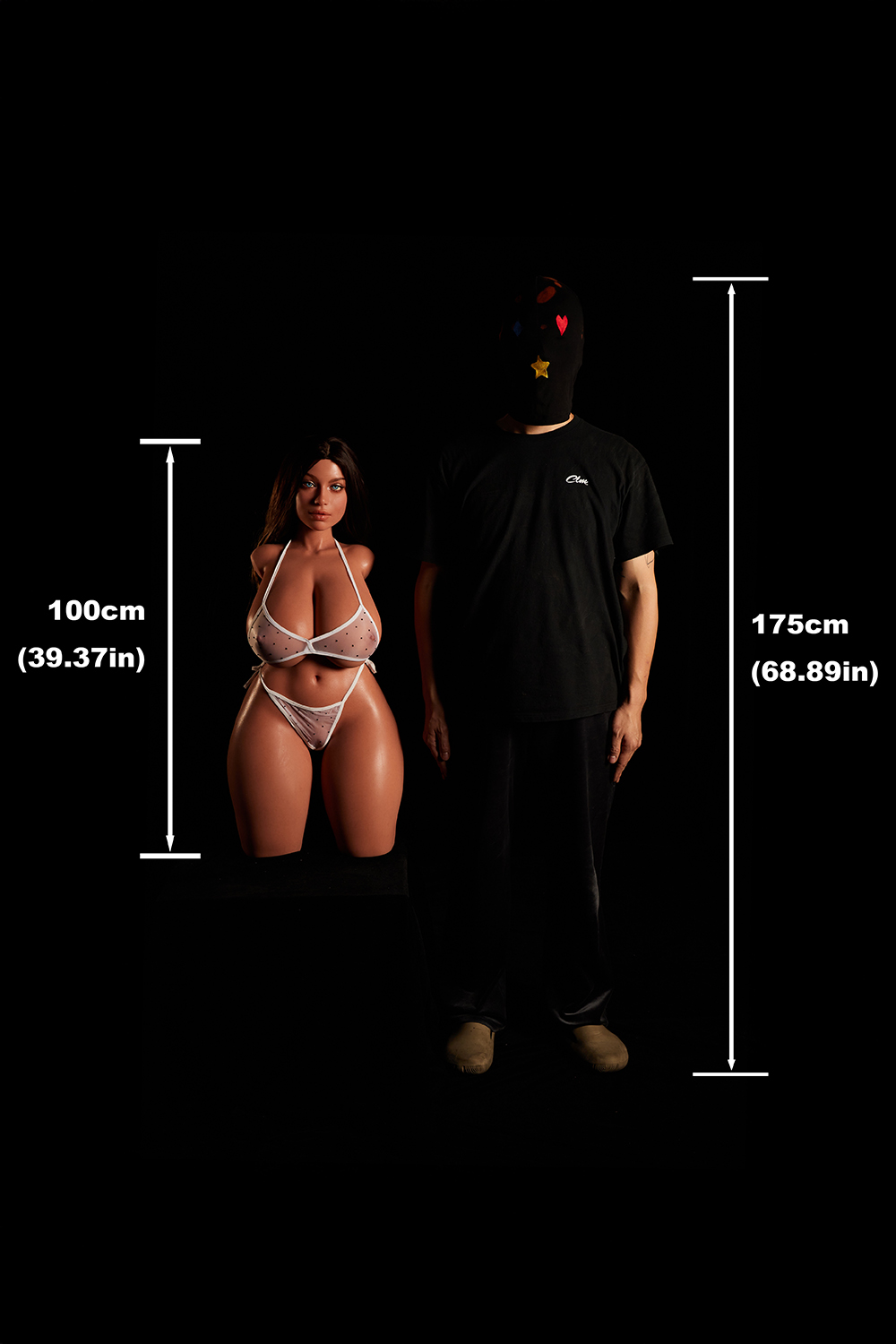 Hazel 884# - 48.5LB BBW Silicone Sex Doll Torso (Lightweight Edition)