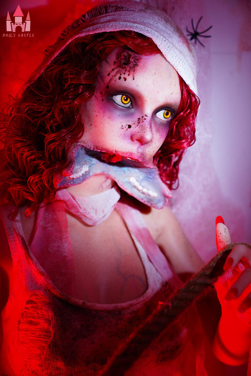 5ft1/156cm D Cup Silicone Zombie Sex Doll - Elizabeth