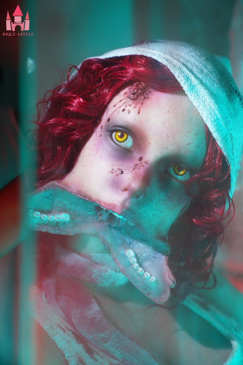 5ft1/156cm D Cup Silicone Zombie Sex Doll - Elizabeth