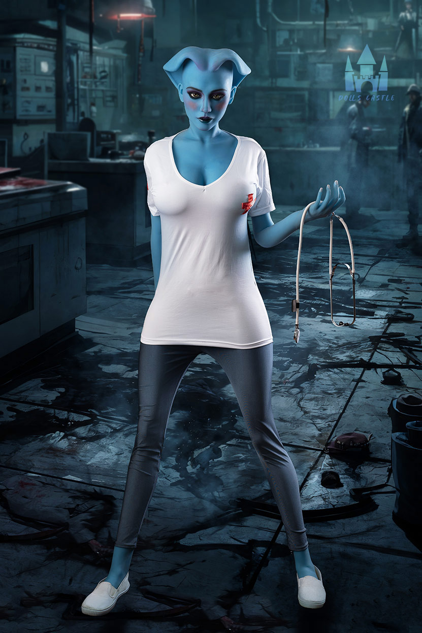 5ft6/170cm G Cup TPE Alien Sex Doll - Elsa