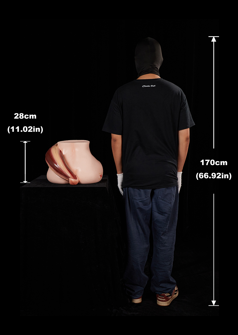 Theory - Fantasy Horse Tail Silicone Sex Torso with Gel Butt