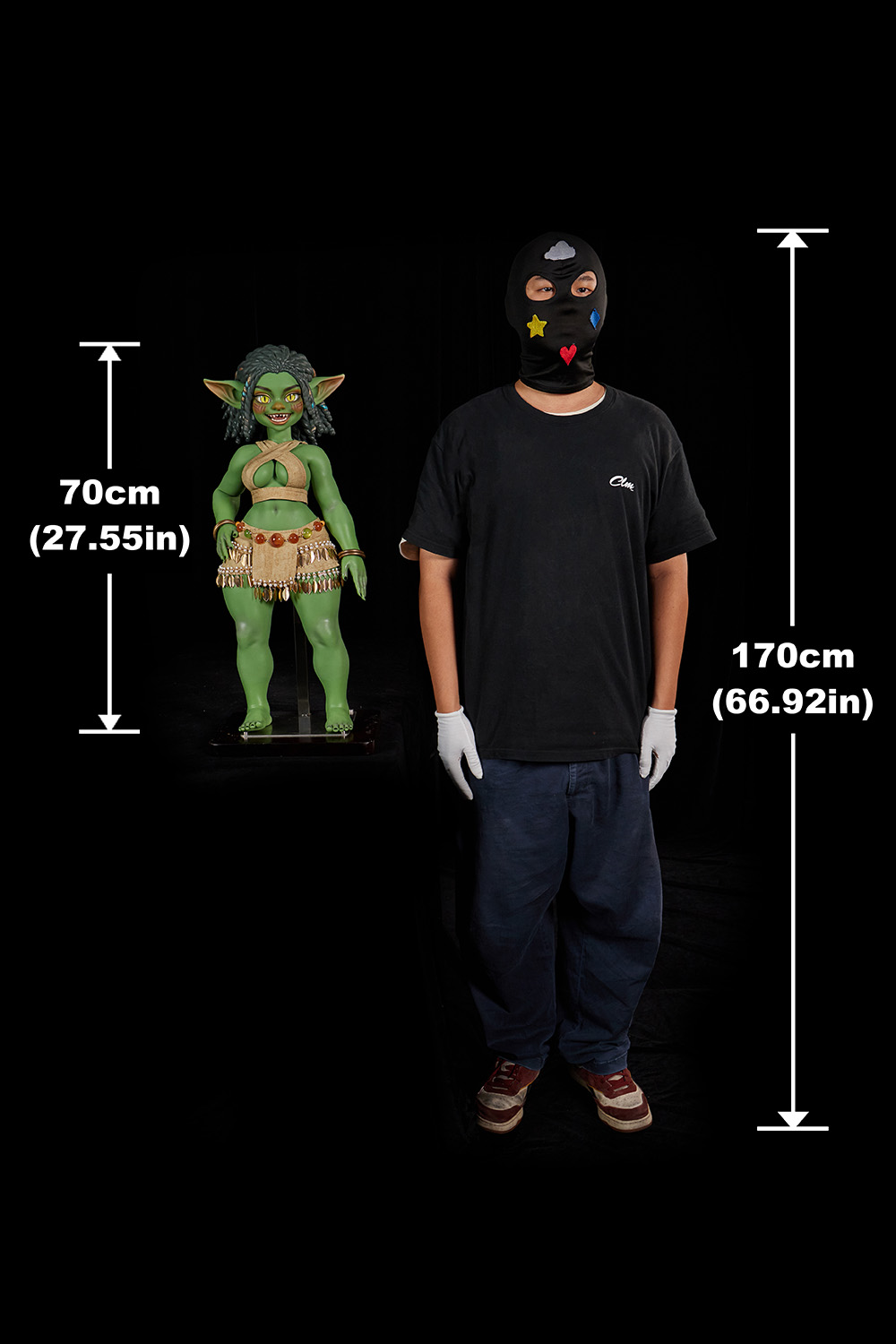 Si70 Kaela Green - Silicone A Cup Anime Goblin Girl Mini Sex Doll