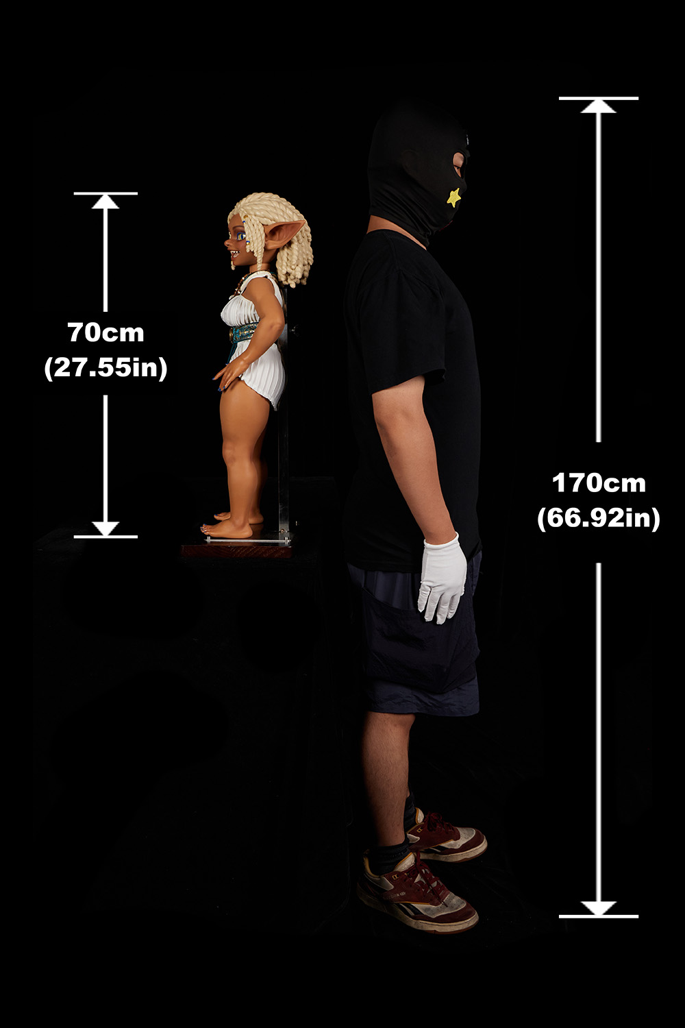 Si70 Kaela - Silicone A Cup Anime Goblin Girl Mini Sex Doll