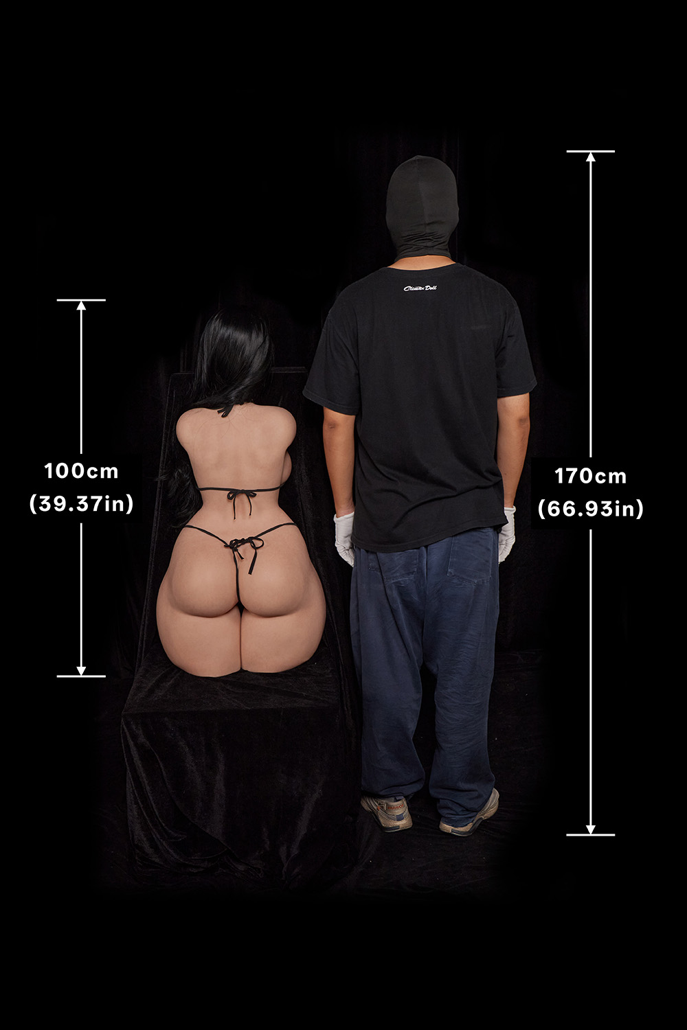 Renata 885# - 54.8LB Silicone Sex Doll Torso (Lightweight Edition)
