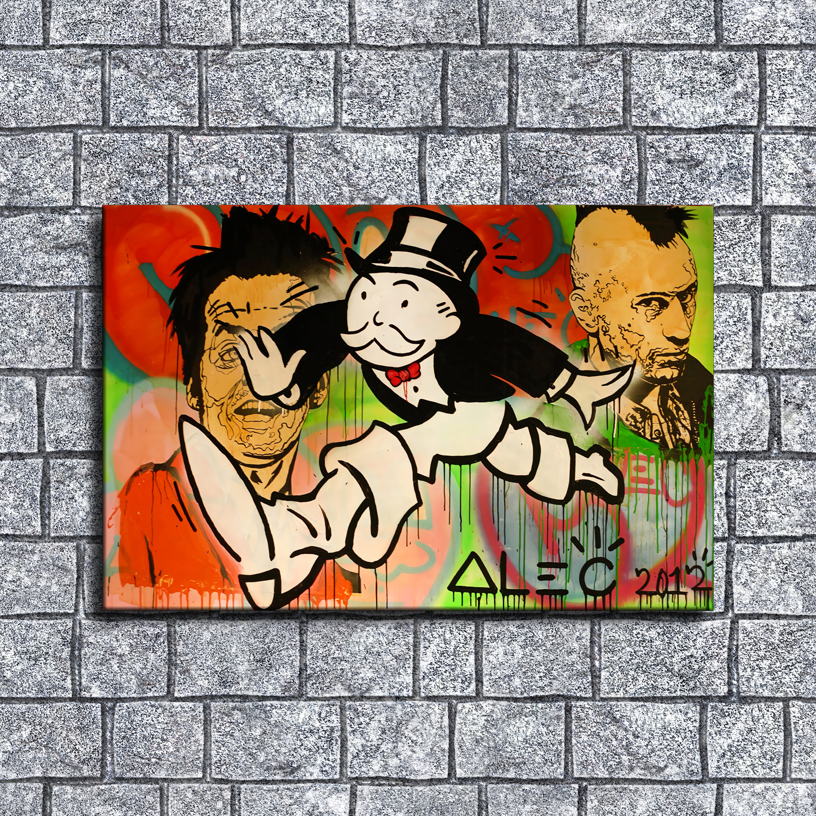 Alec Monopoly Poster, inspired Art Print. Ironing board. New HD print. Canvas ready to hang. Large poster. Home decor wall painting - DF10643