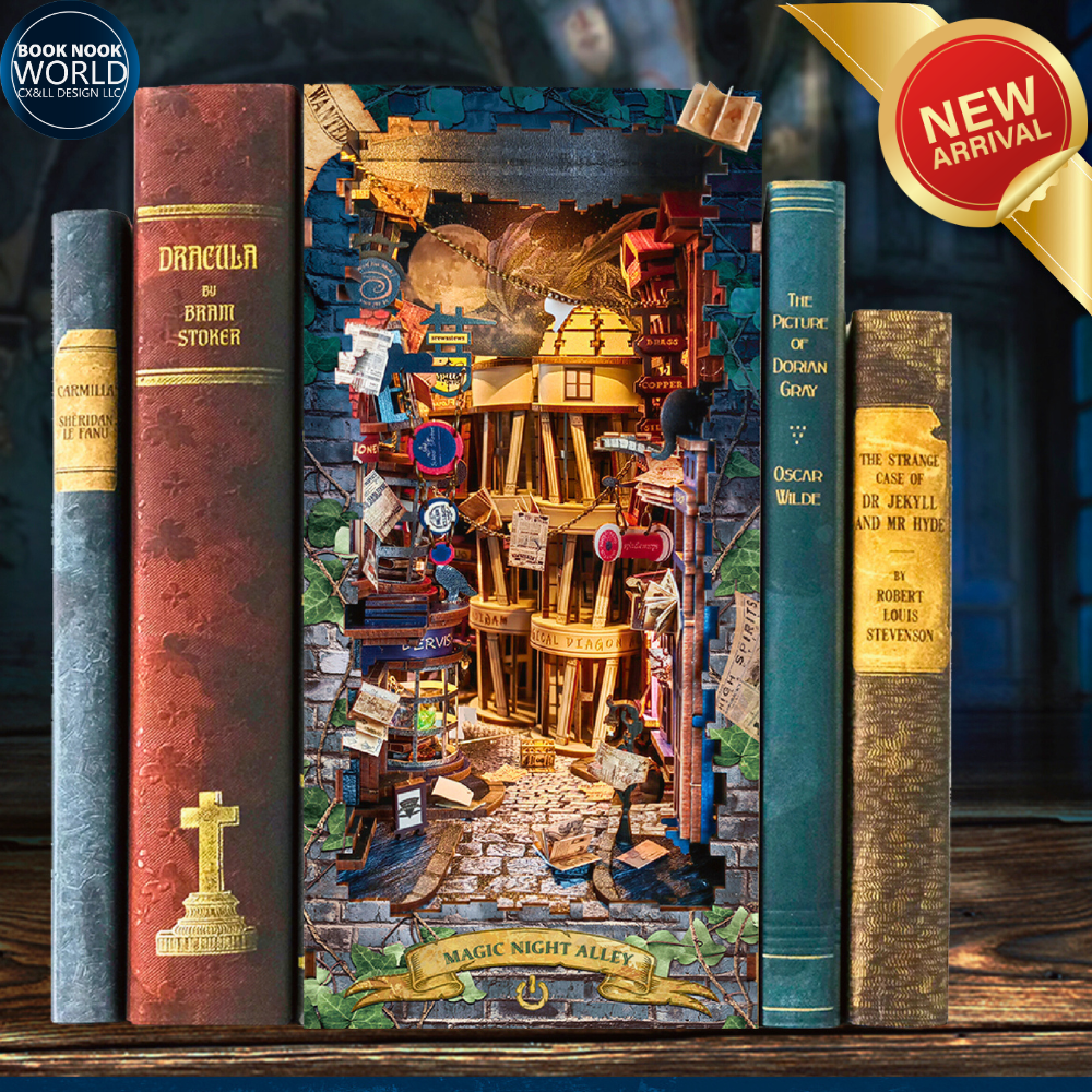 DIY Book Nook Kits - Harry Potter Diagon Alley Book Nooks - Book