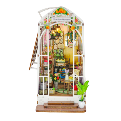 Garden House DIY Book Nook Kit-Book Nook World