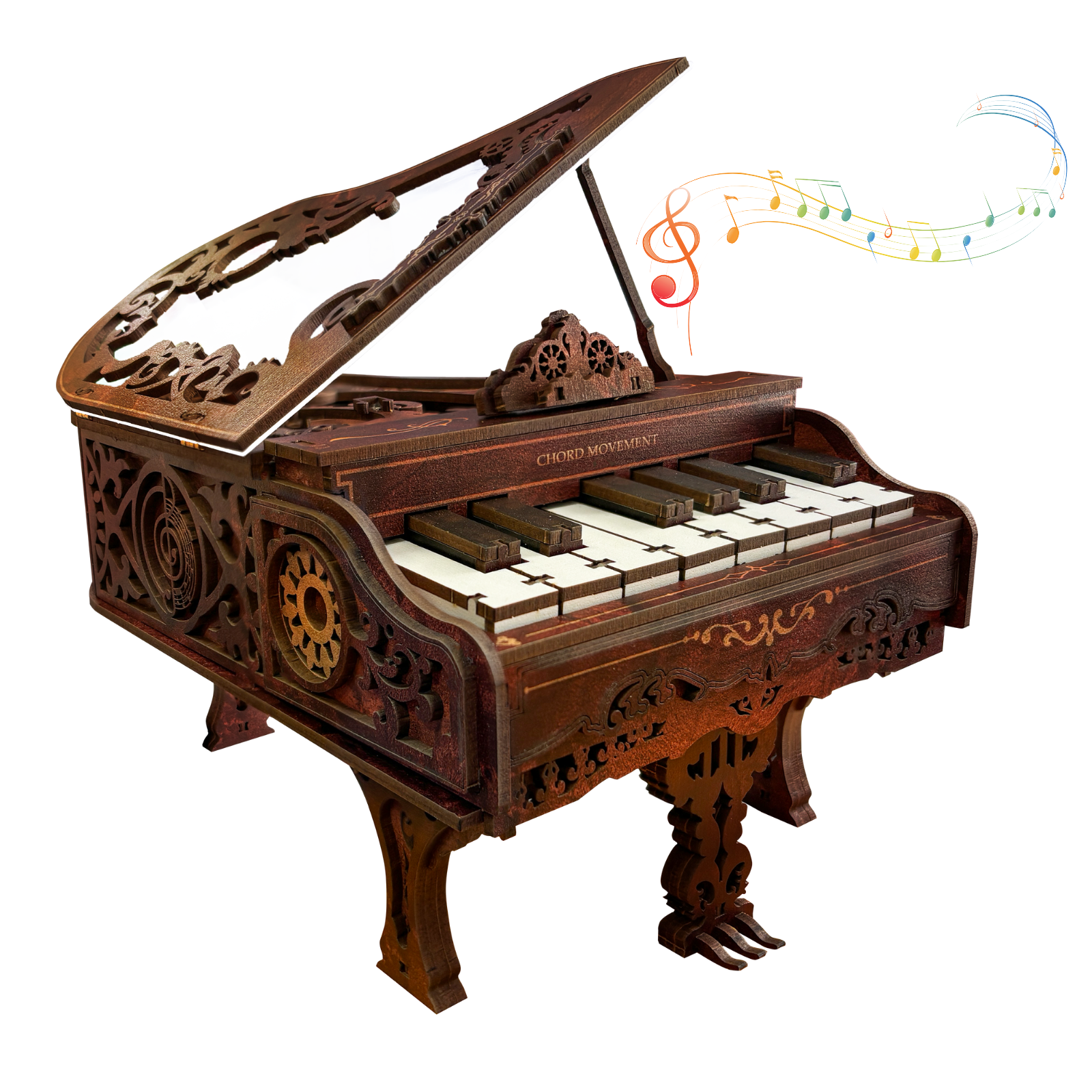 3D Piano Jigsaw Puzzle-Book Nook World