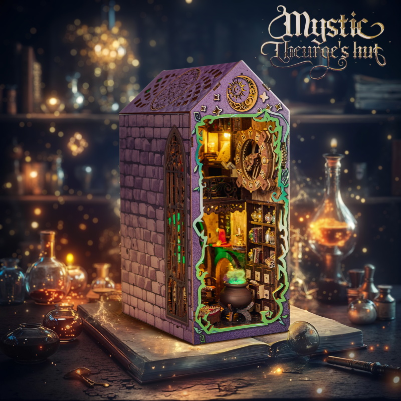Mystic Theurge’s Hut DIY Book Nook Kit-Book Nook World