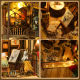 Whispers of Starlit Frames DIY Book Nook Kit-Book Nook World