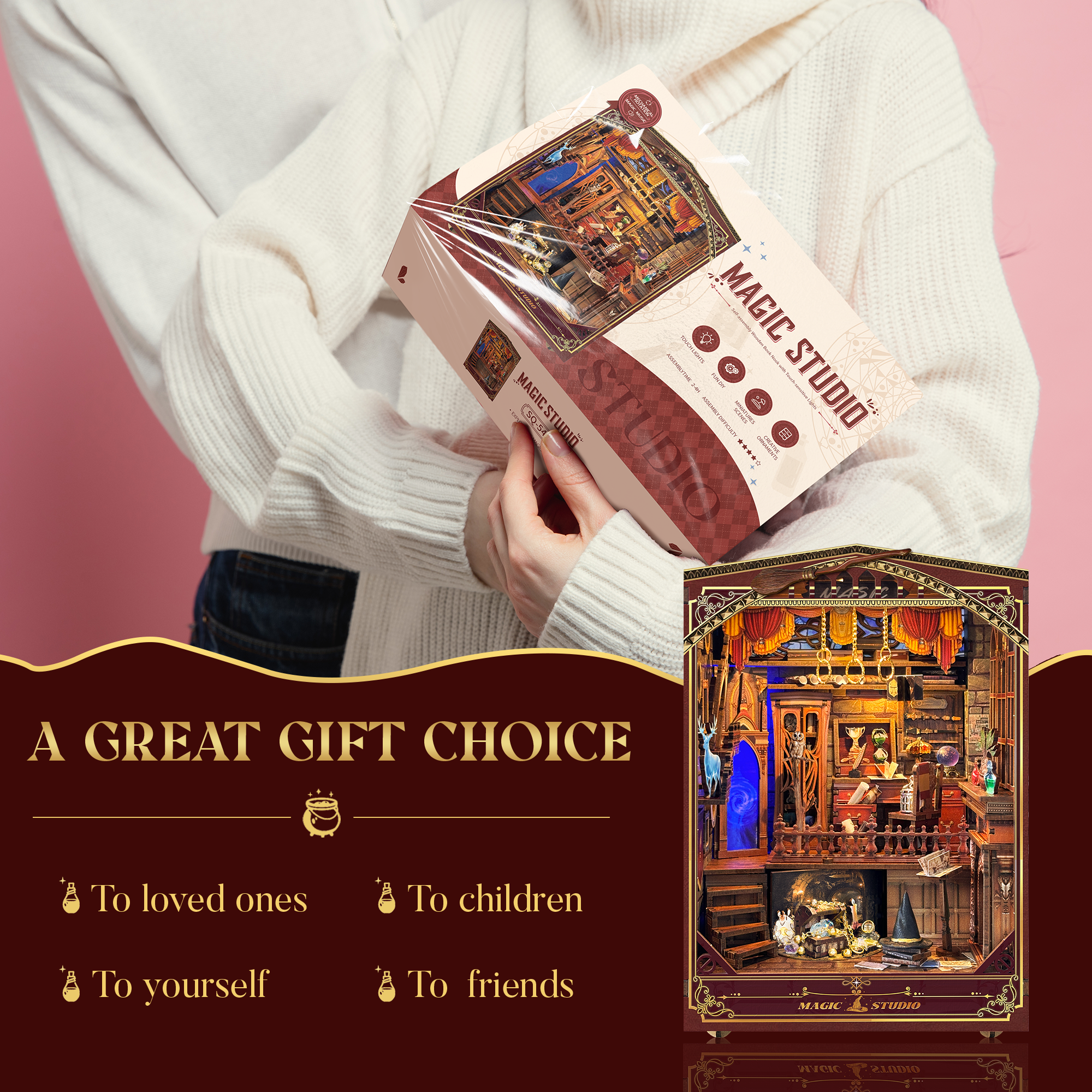 Magic Studio DIY Book Nook Kit-Book Nook World