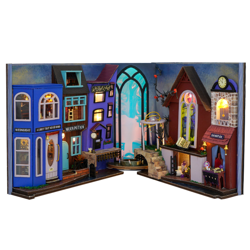 Magic Mist Street DIY Book Nook Kit