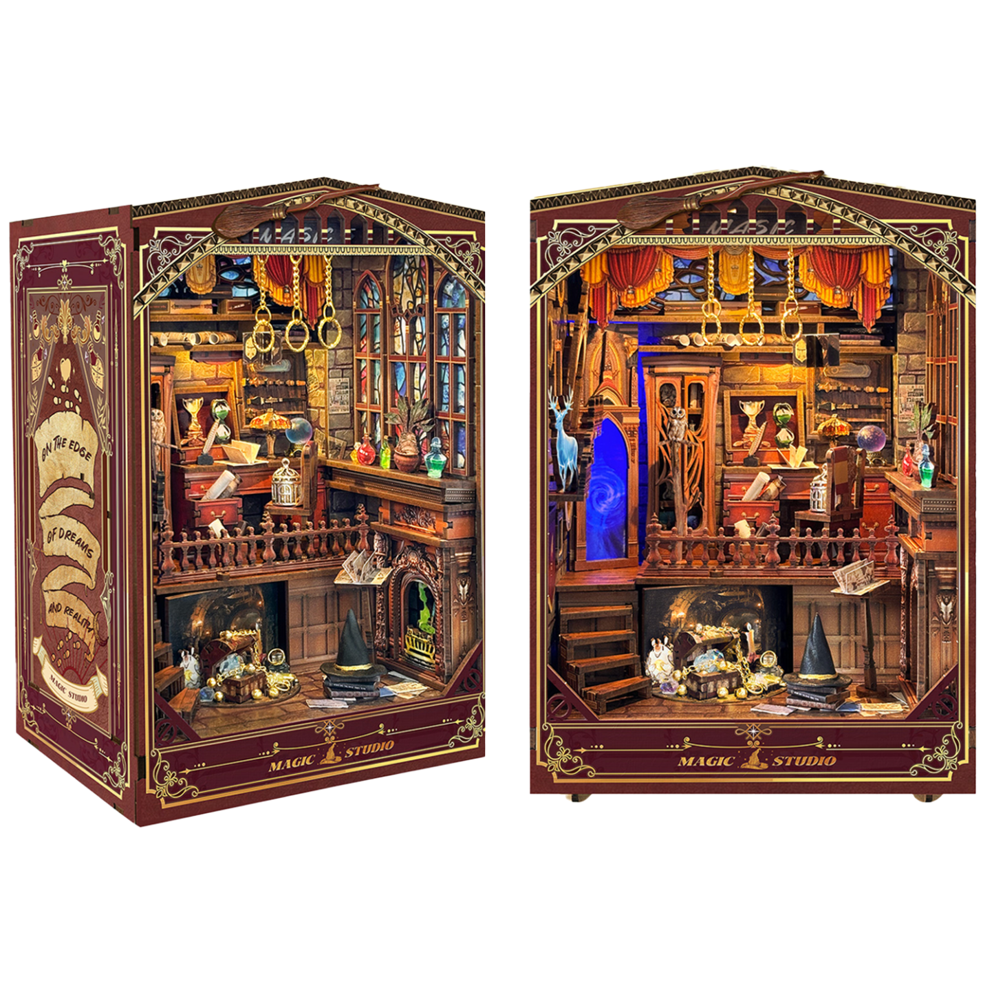 Magic Studio DIY Book Nook Kit (Dust Cover Included)-Book Nook World