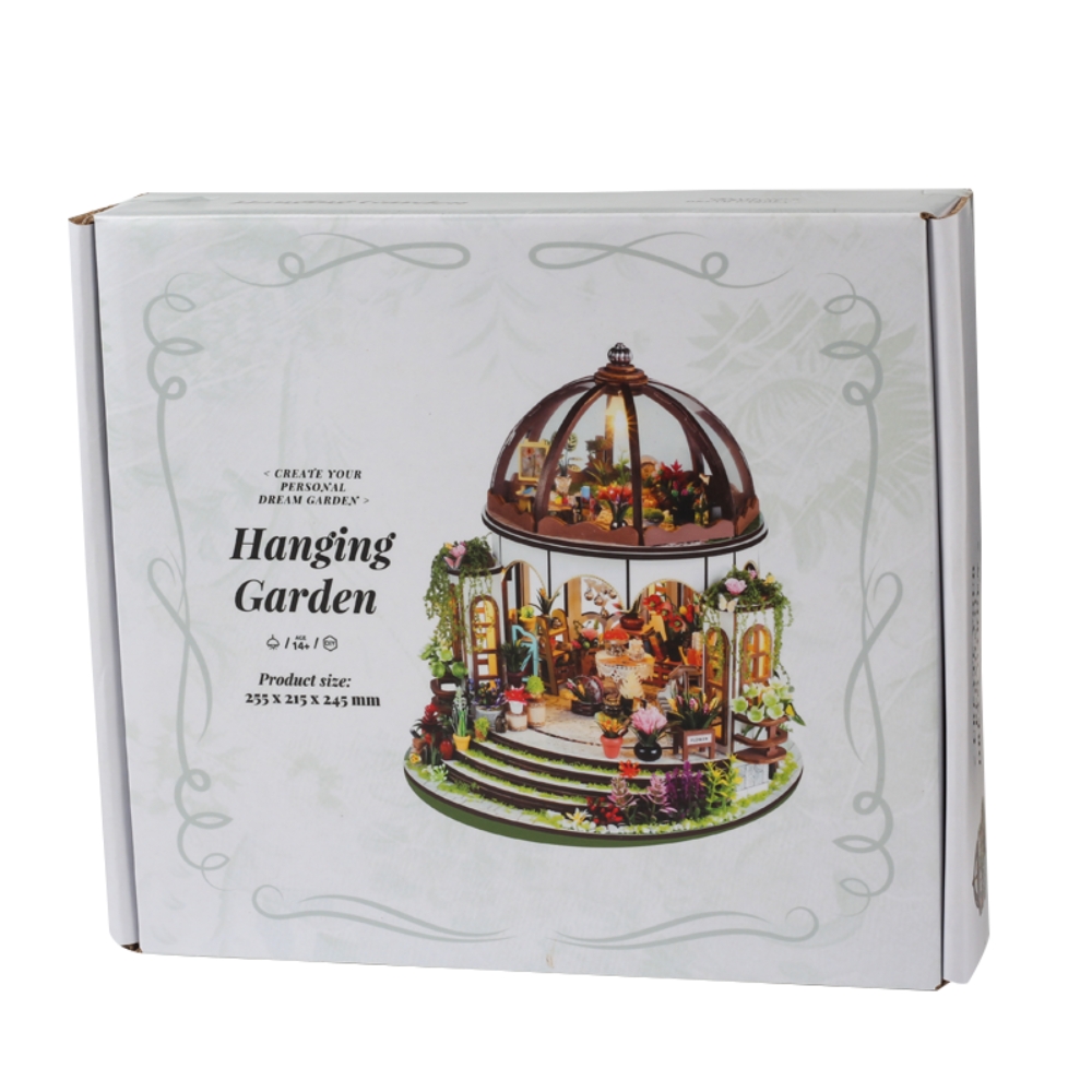 Hanging Garden Mini House Kit l DIY Miniature Kit-Book Nook World