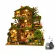 Time Treehouse DIY Mini House Kit l DIY Miniature Kit