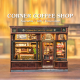 Corner Coffee Shop DIY Book Nook Kit
