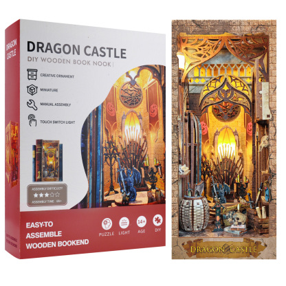 Dragon Castle DIY Book Nook Kit-Book Nook World
