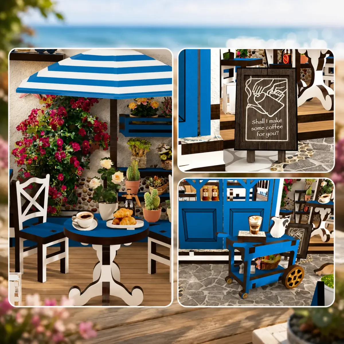 Sunny Outdoor Café Corner