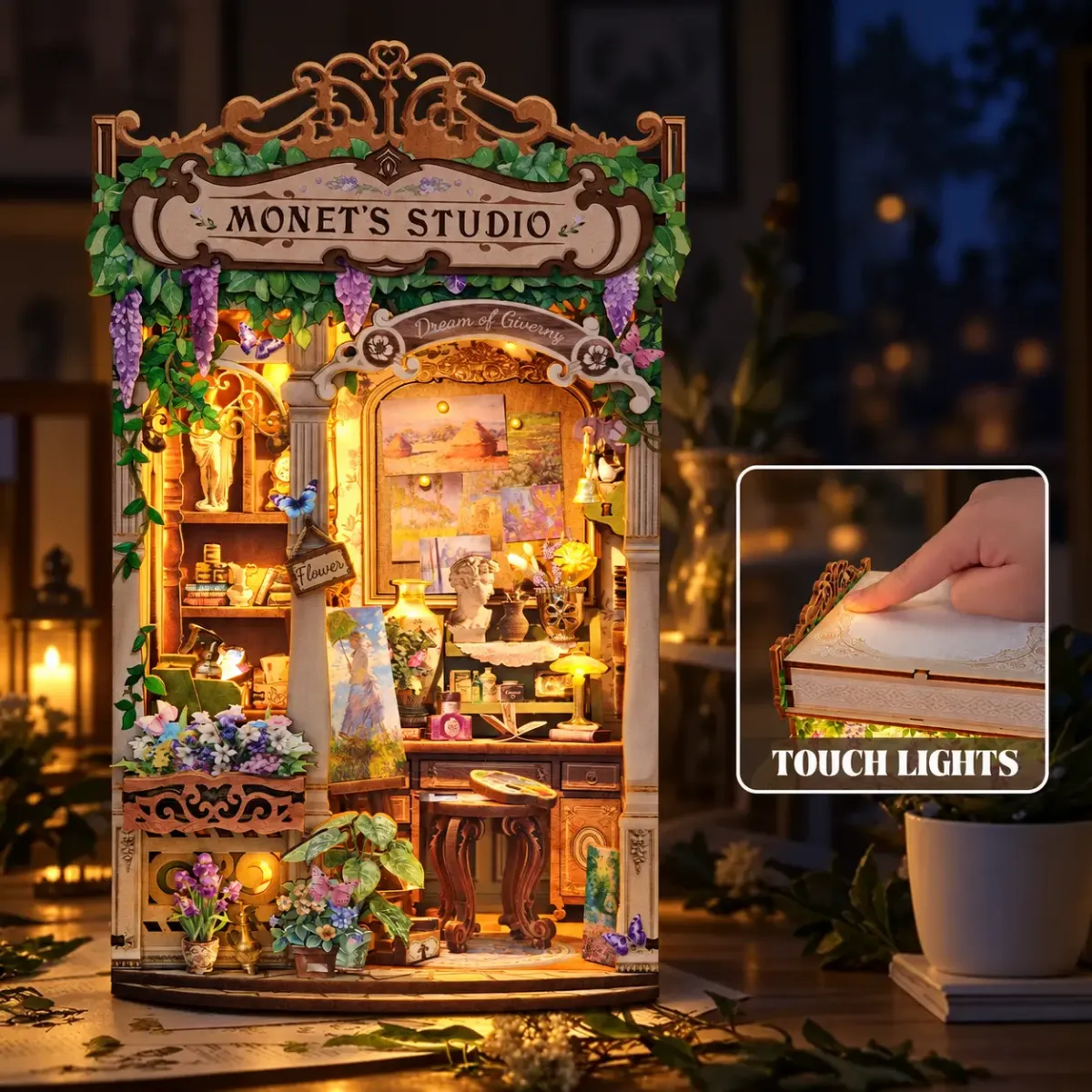 Warm Ambient Studio Lighting