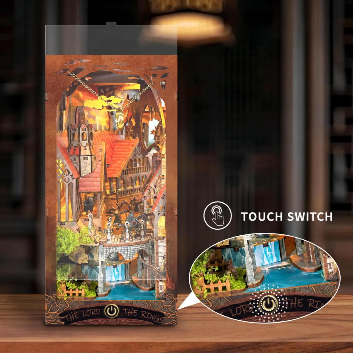 Touch-Activated Warm Lighting