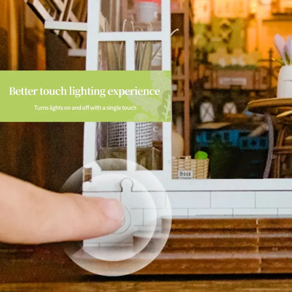 Touch-Activated Warm Lighting