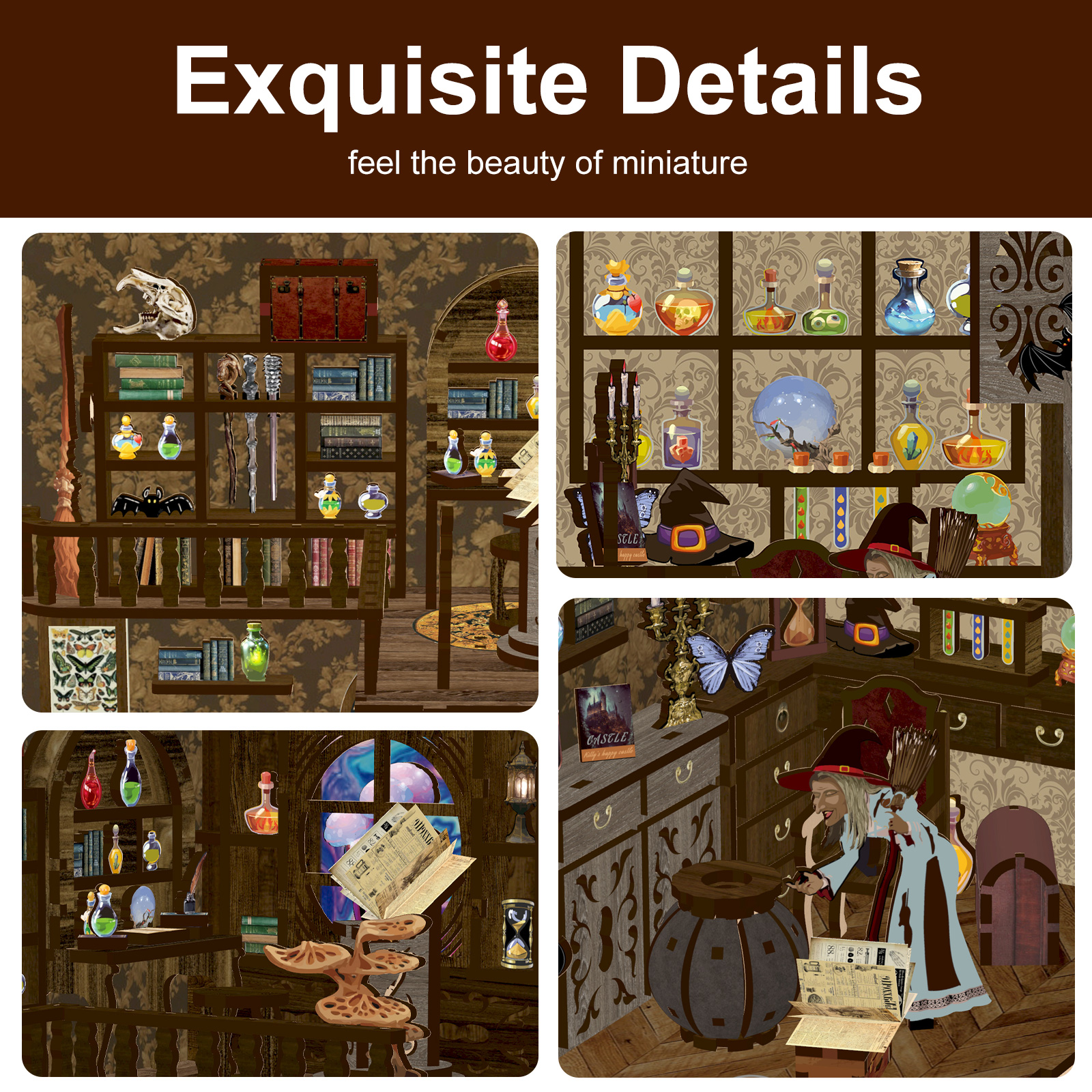Magic Night DIY Book Nook Kit-Book Nook World