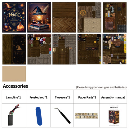 Magic Night DIY Book Nook Kit-Book Nook World