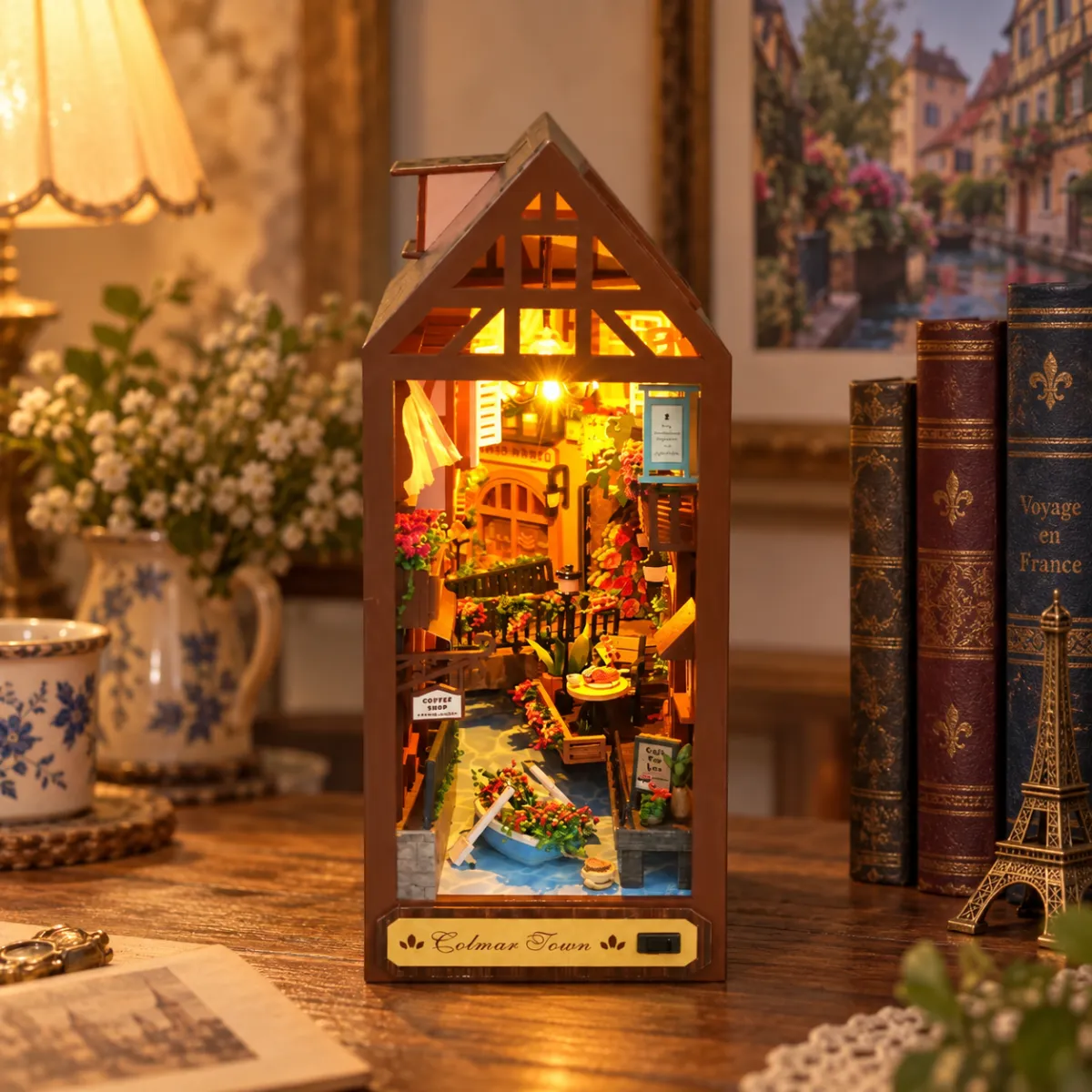 Charmant straatbeeld van Colmar