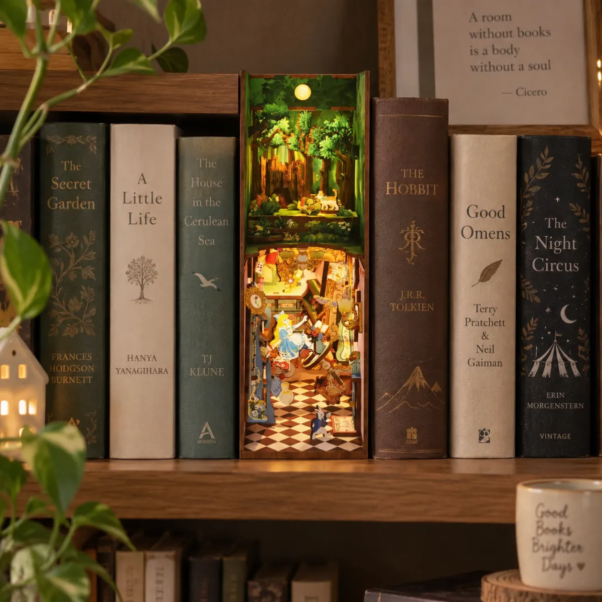Enchanting Bookshelf Display