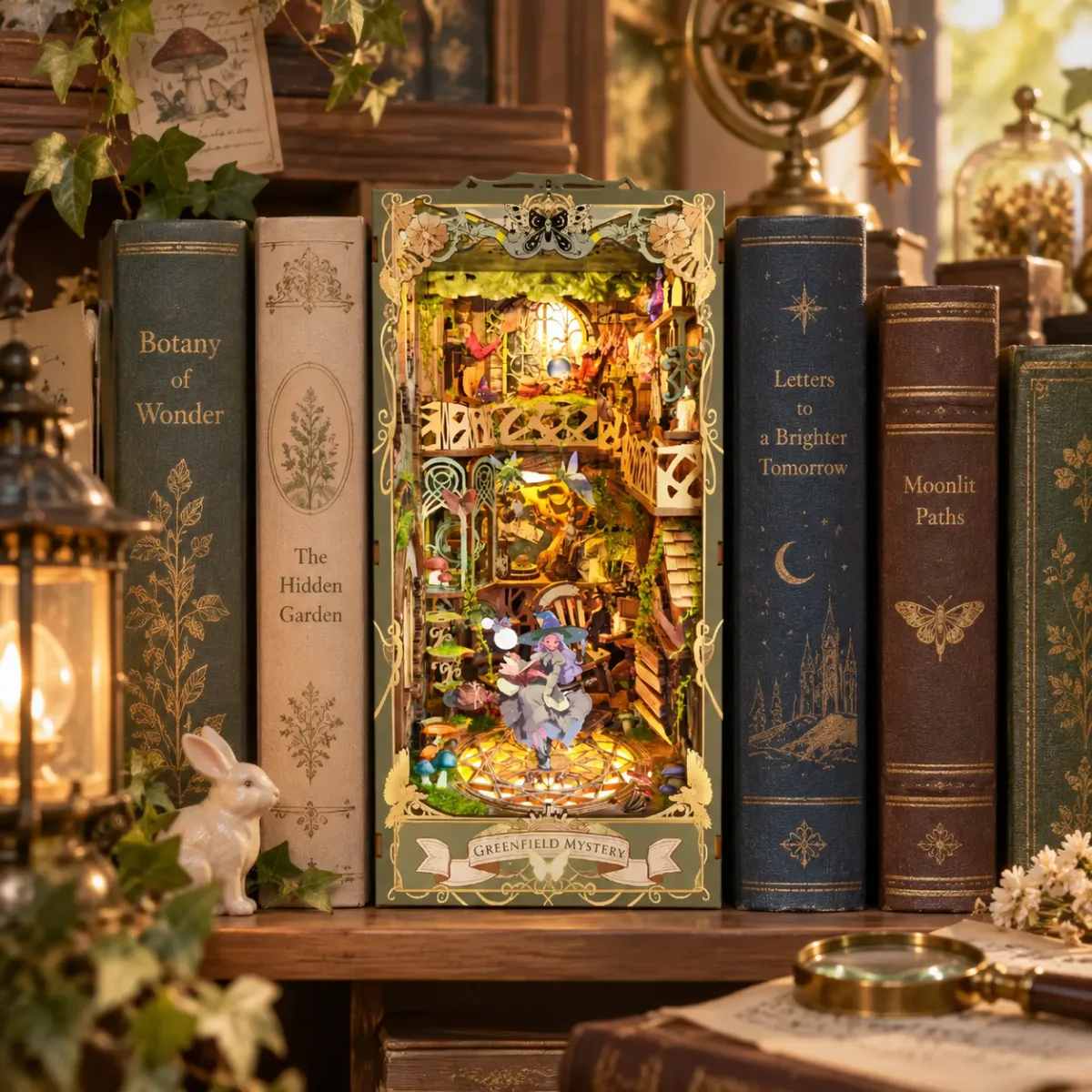 Magisches Bücherregal-Display