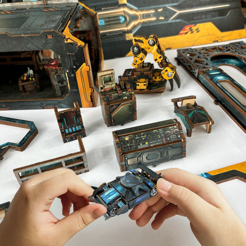 Automobile Workshop DIY Book Nook Kit-Book Nook World