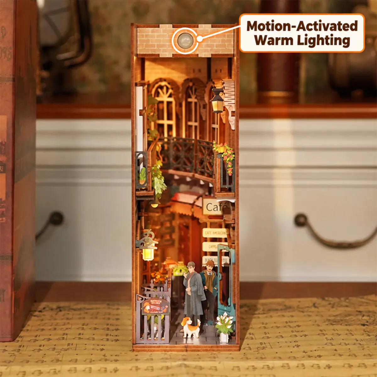 Motion-Activated Warm Lighting
