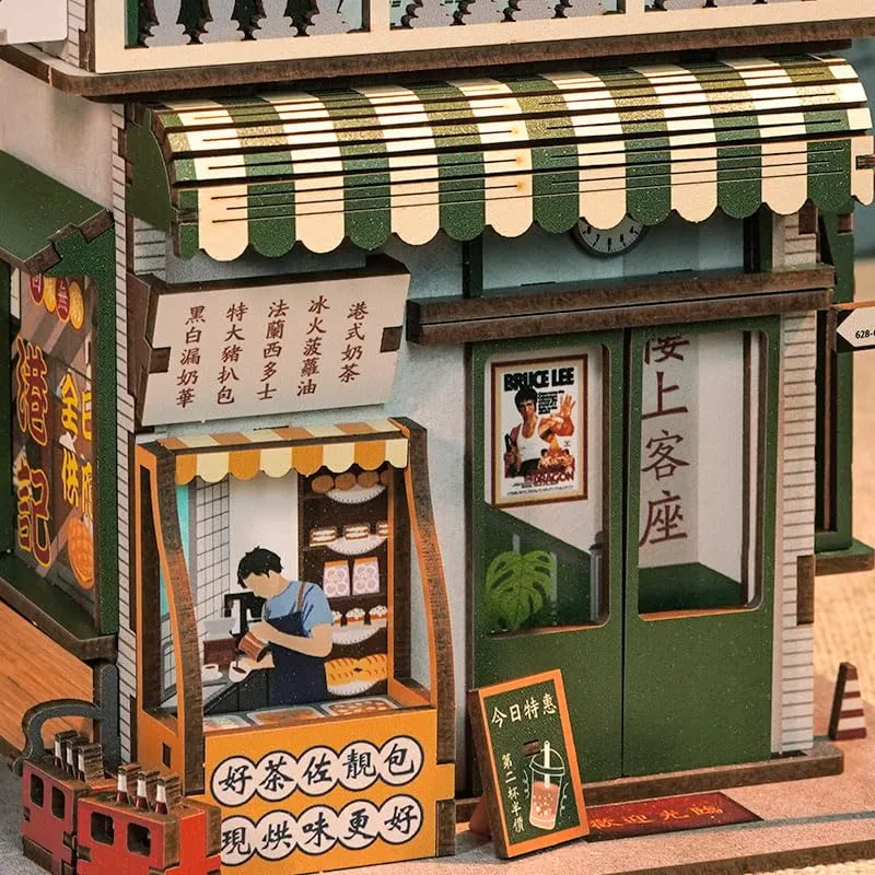 Overal kleine details over het eten in Hongkong