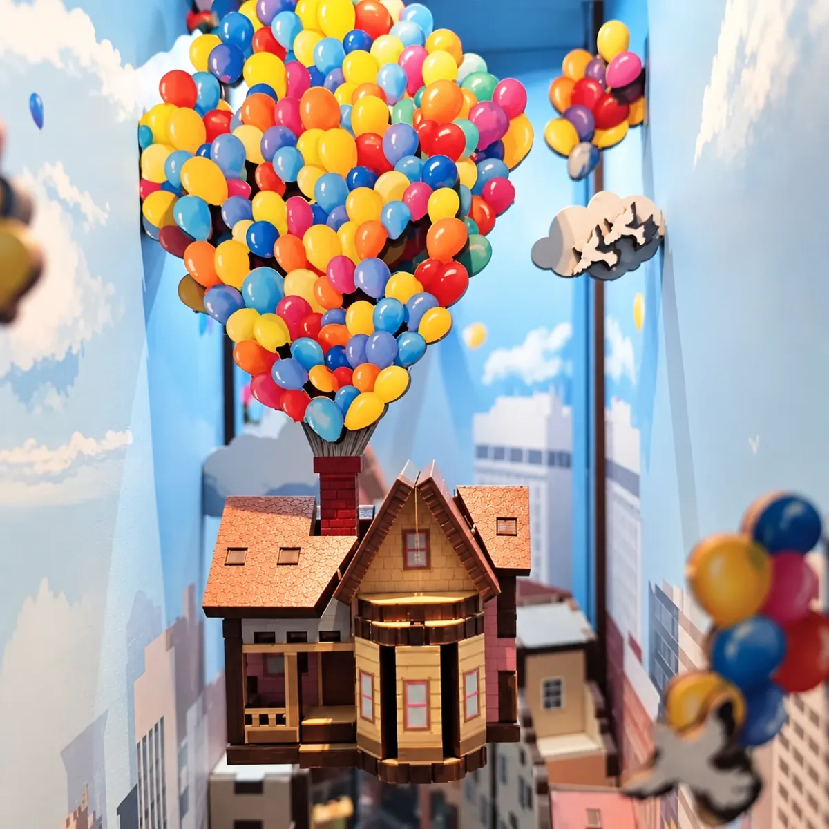 Een ballonhuis, klaar voor avontuur.