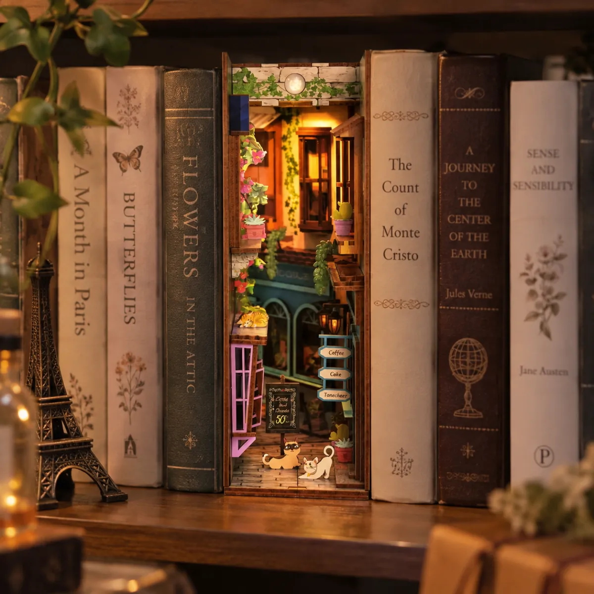 Charming Bookshelf Display