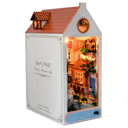Bruges Ancient City DIY Book Nook Kit-Book Nook World