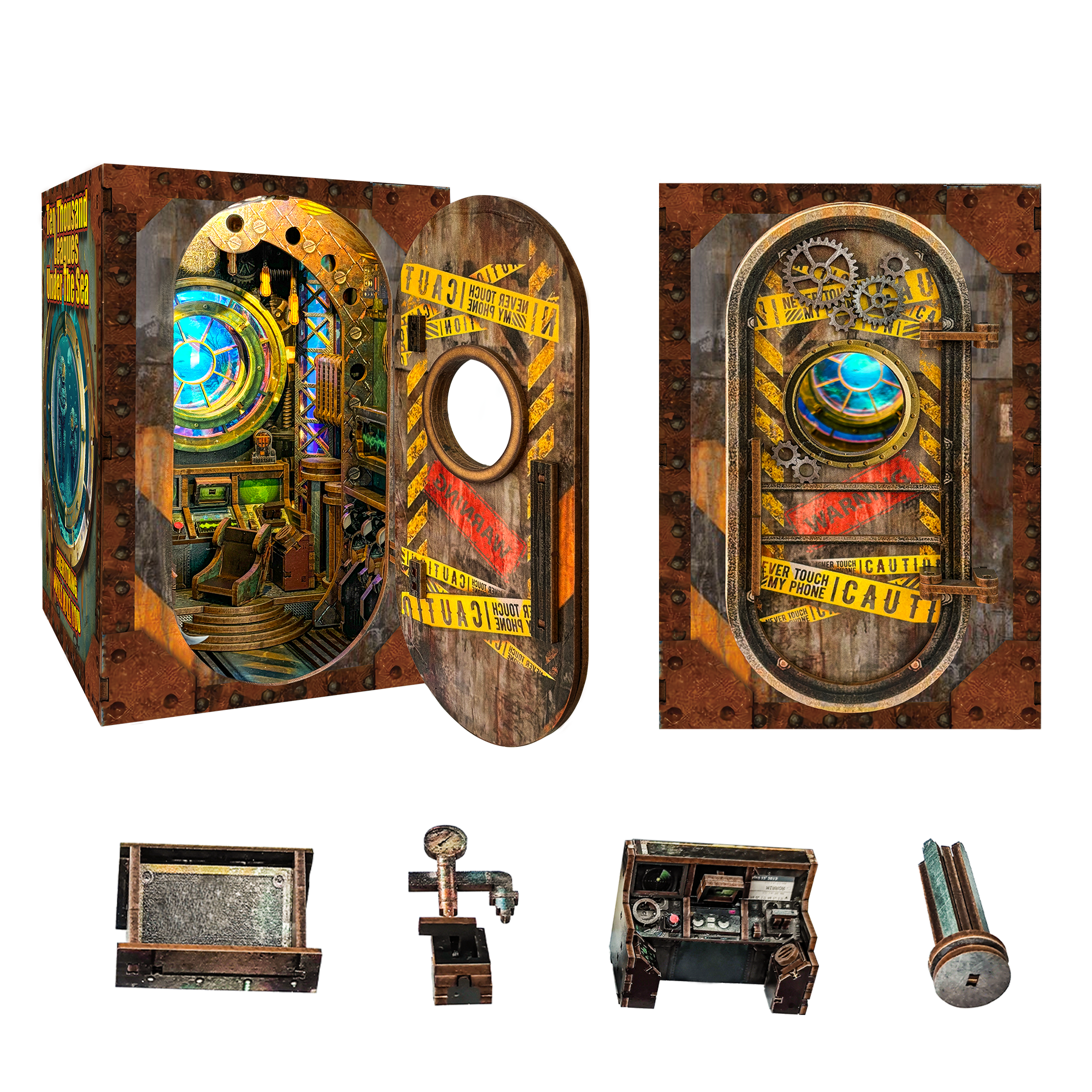10,000 Leagues in the Deep Sea DIY Book Nook Kit 10,000 Leagues in the Deep Sea DIY Book Nook Kit
