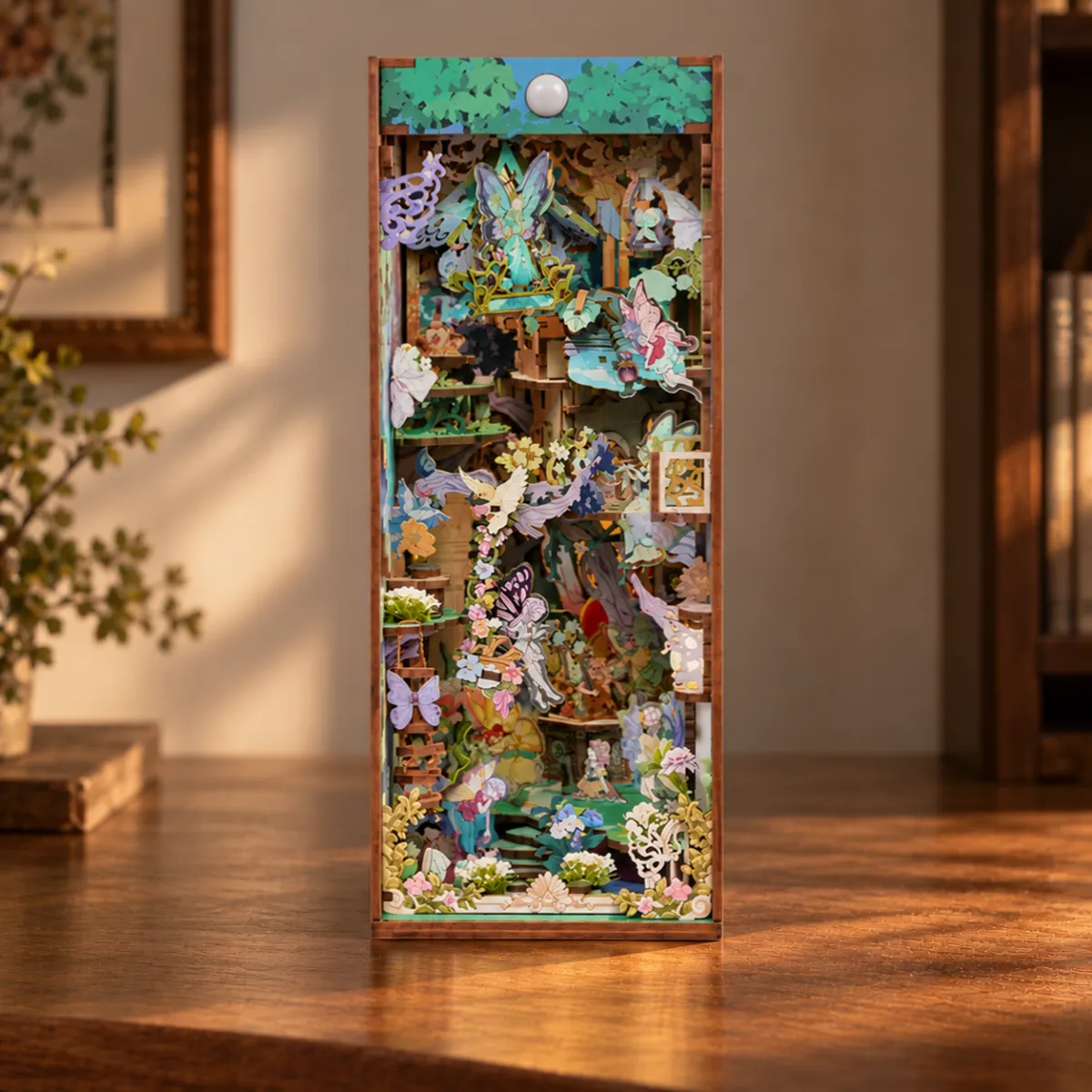 Een Midzomernachtsdroom DIY Boekenhoekset met het licht uit