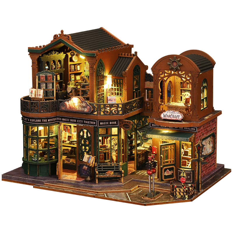 Twilight Book City DIY Miniature Kit-Book Nook World