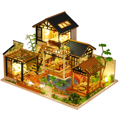 Oriental Charm DIY Miniature Dollhouse Kit-Book Nook World