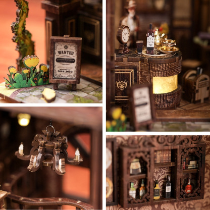 Serenity Coffee House DIY Book Nook Kit-Book Nook World