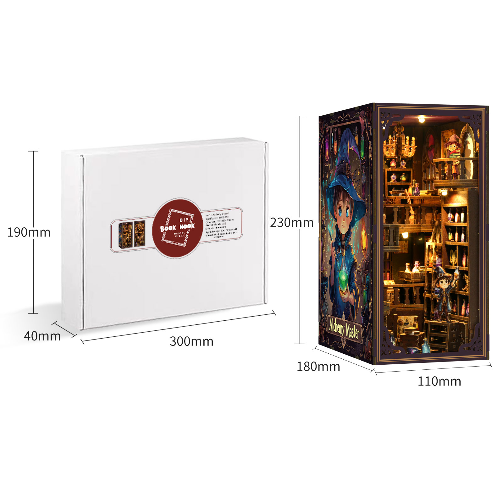 Magic Series: Alchemy Master DIY Book Nook Kit-Book Nook World