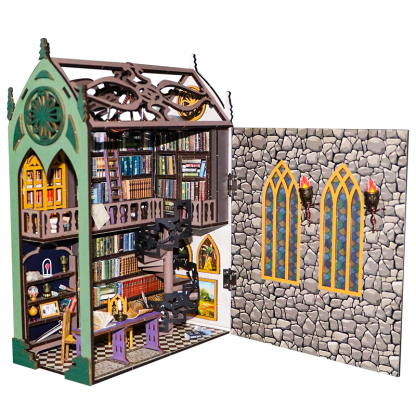 Ancient Library DIY Book Nook Kit-Book Nook World