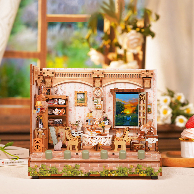 DIY Dynamic Music & Dynamic Scene Dollhouse-Book Nook World