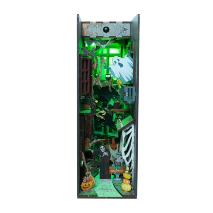 Spooky Alley DIY Book Nook Kit | Halloween Edition-Book Nook World